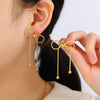 Bling Blogger Bow Earring