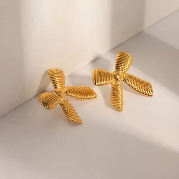 Spark Bow Earring