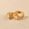 Celestial Cross Huggies Earring